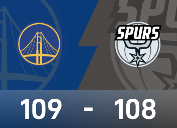 NBA盃戰報：柯瑞49分賽季新高，勇士109-108險勝馬刺